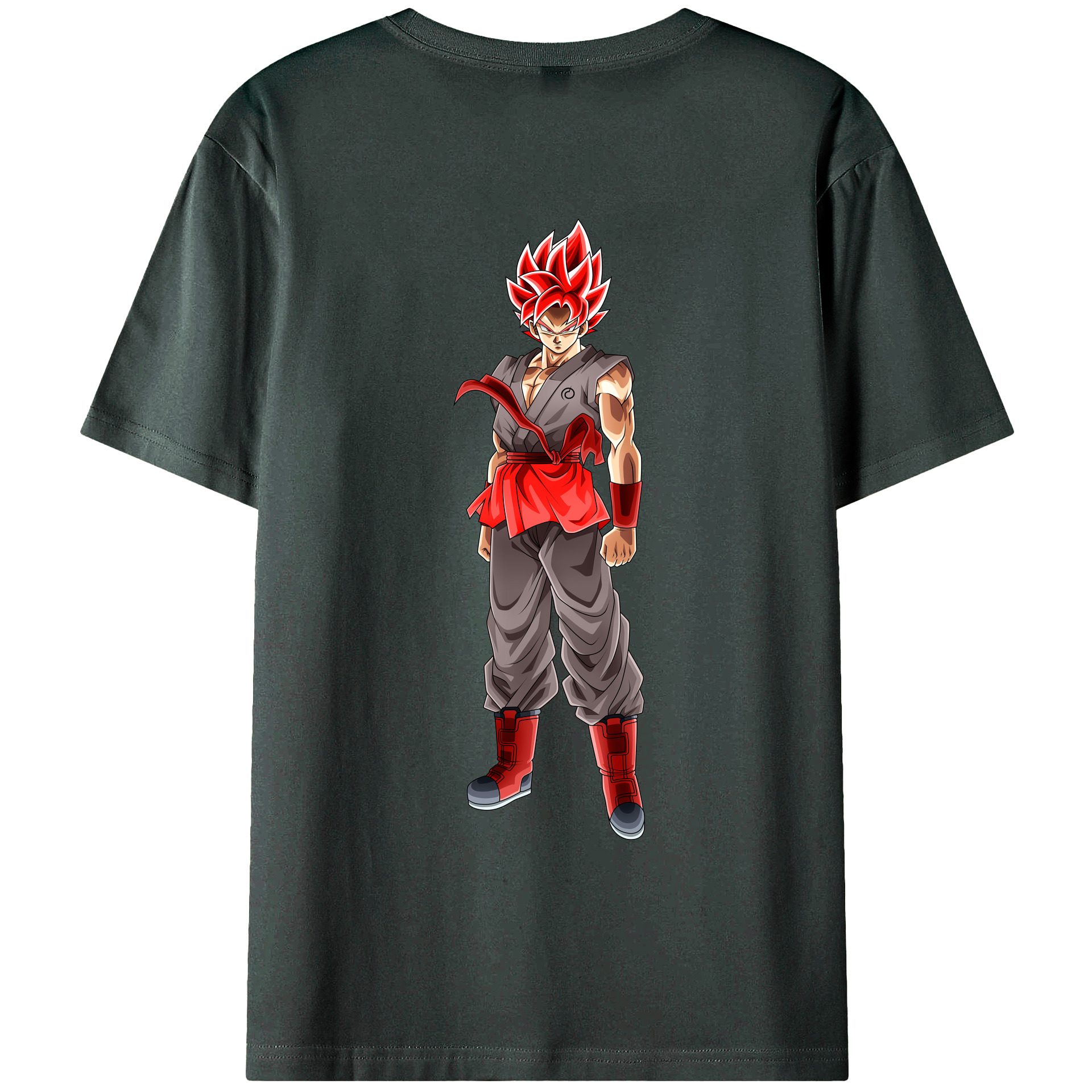 （画像用） ドラゴンボール 孫 悟飯（そんごはん）DRAGON BALL Son Gohan 綿100％ メンズ半袖Tシャツ（バックプリント） 通気性